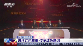 CCTV-13新闻频道报道“红色文物青年说”启动仪式